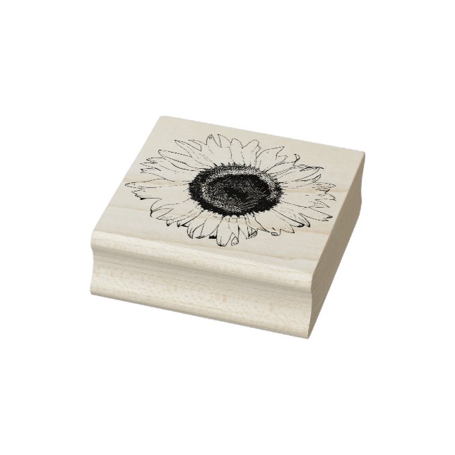 Sunflower Rubber Stamp (Stamp)