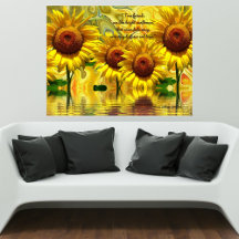 Sunflower Rustic Box Sign – A True Friends Quote