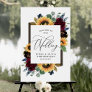 Sunflower Rustic Fall Welcome to Our Wedding Sign
