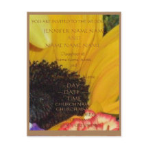 SUNFLOWER RUSTIC WEDDING INVITES ENSEMBLE