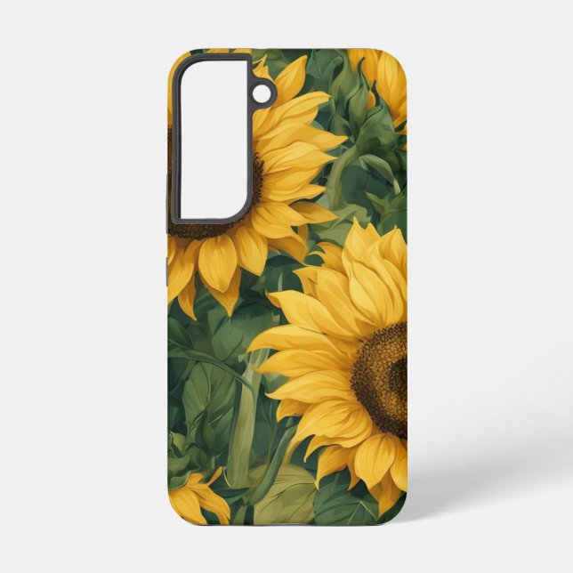 Sunflower  samsung galaxy case (Back)