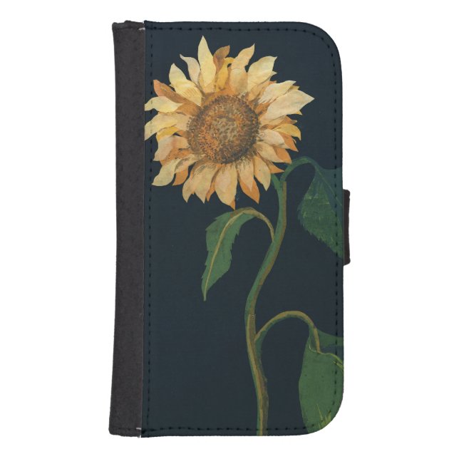 Sunflower Samsung Galaxy Wallet Case (Front)