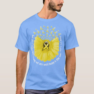 Sunflower Sarcoma Awareness Yellow Ribbon in July T-Shirt