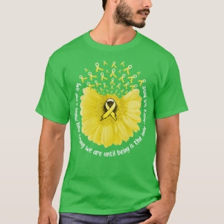 Sunflower Sarcoma Awareness Yellow Ribbon in July T-Shirt