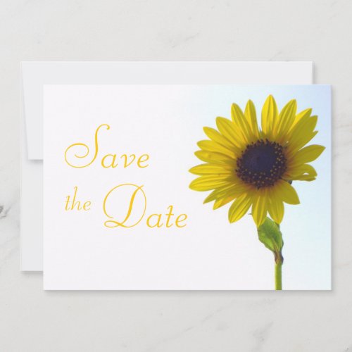 Sunflower Save the Date