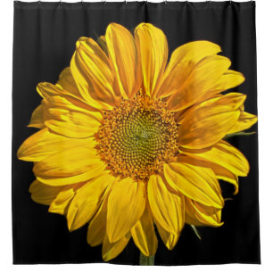 Sunflower sca shower curtain