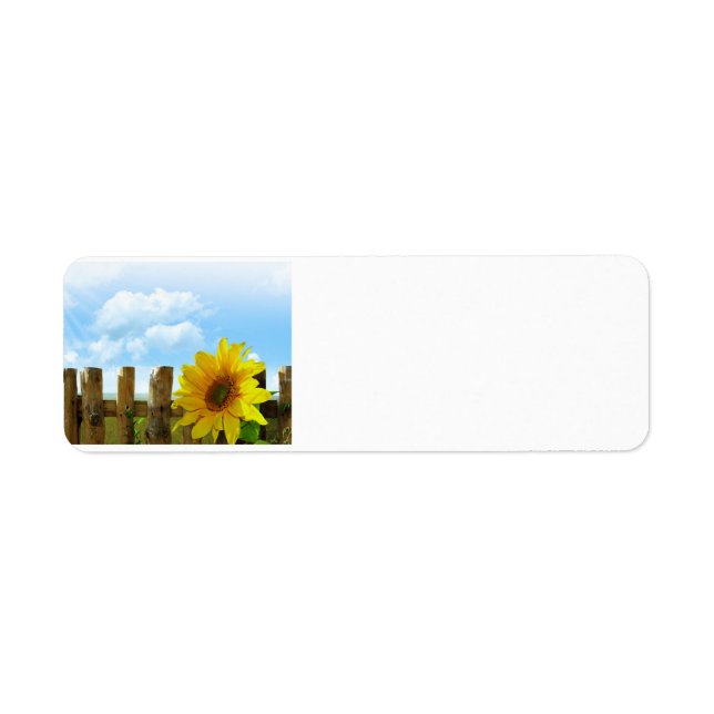Sunflower Scene Label (Front)