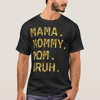 Sunflower Seamless Mama Mom Mommy Bruh Funny Boy M T-Shirt