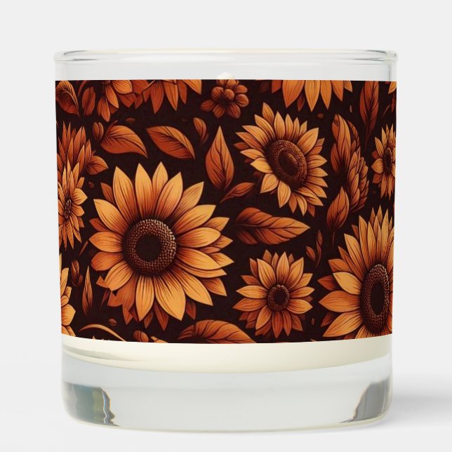 Sunflower Season Scented Candle (Front)