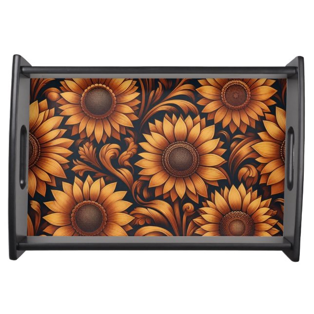 Sunflower Season Serving Tray (Front)