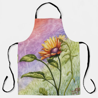 Sunflower Secrets at Sunset Apron