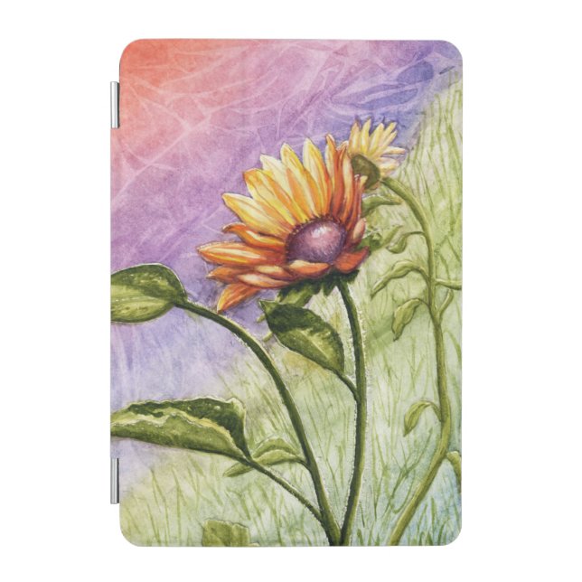 Sunflower Secrets at Sunset iPad Mini Cover (Front)