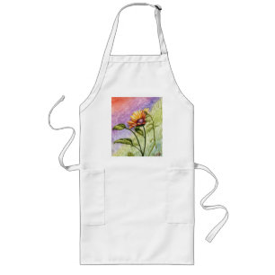 Sunflower Secrets at Sunset Long Apron
