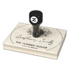 Sunflower Seed Packet Rubber Stamp