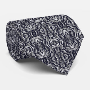 Sunflower Seed Pattern Neck Tie
