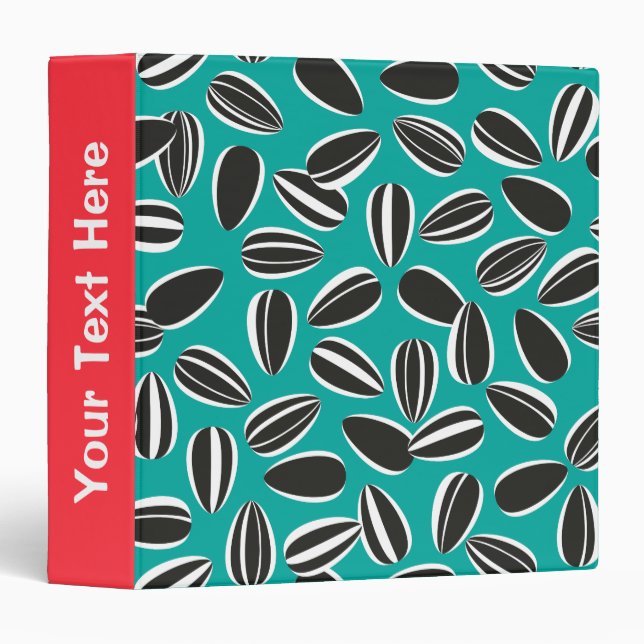 Sunflower Seeds 3 Ring Binder (Front/Spine)