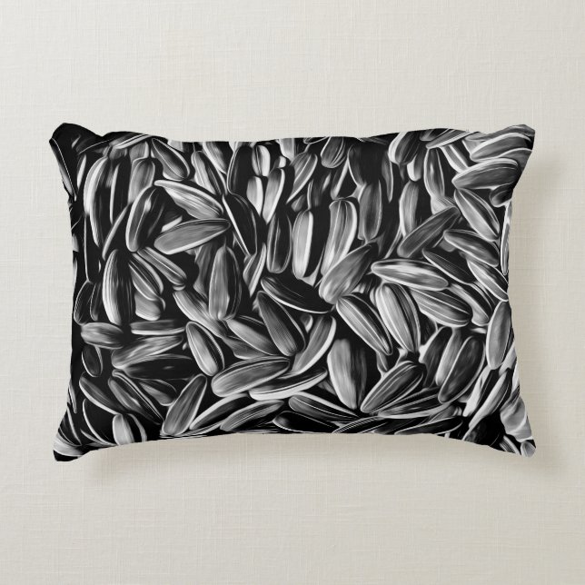 Sunflower Seeds Cool Cute Accent Pillow (Front)