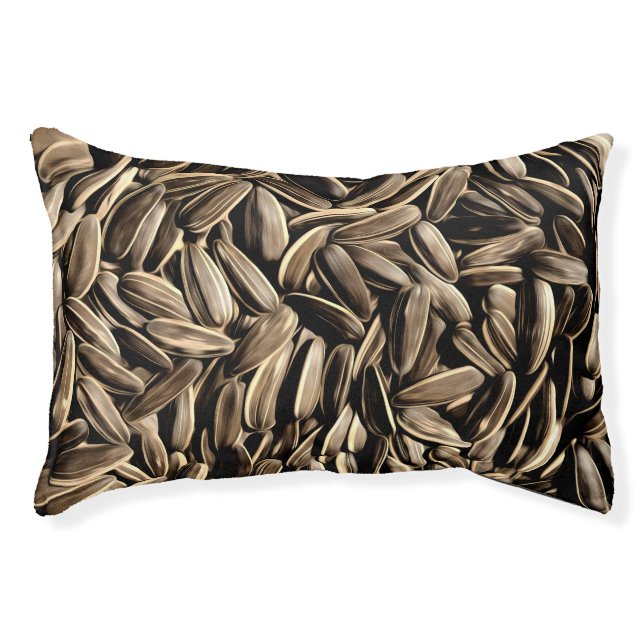 Sunflower Seeds Cool Fun Pet Bed (Front)