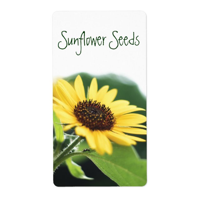 Sunflower Seeds Label (Front)