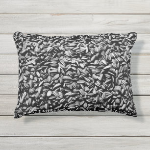 Sunflower Seeds Outdoor Pillow