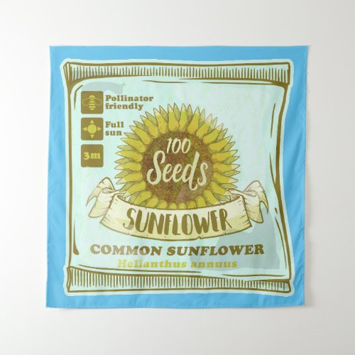 Sunflower seeds tapestry
