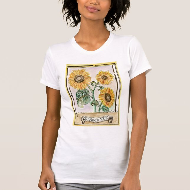 Sunflower Seeds Women's T-Shirt (Front)