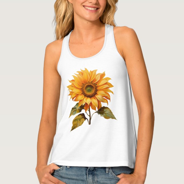 Sunflower Serenad Tank Top (Front)