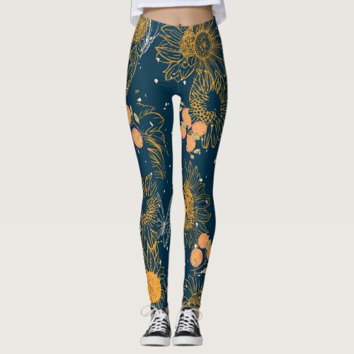 Sunflower Serenade Leggings