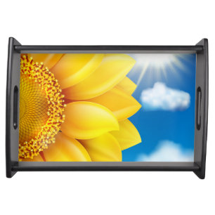 Sunflower Serving Tray