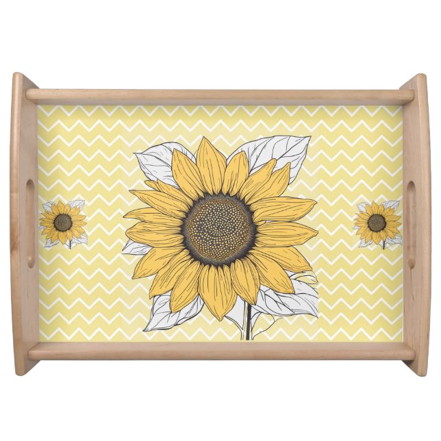 "Sunflower"  Serving Tray (Front)
