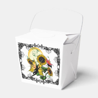 Sunflower Shadow Fairy and Cosmic Cat Favor Boxes