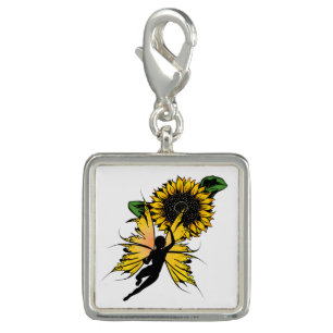 Sunflower Shadow Fairy Charm