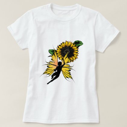 Sunflower Shadow Fairy T-Shirt