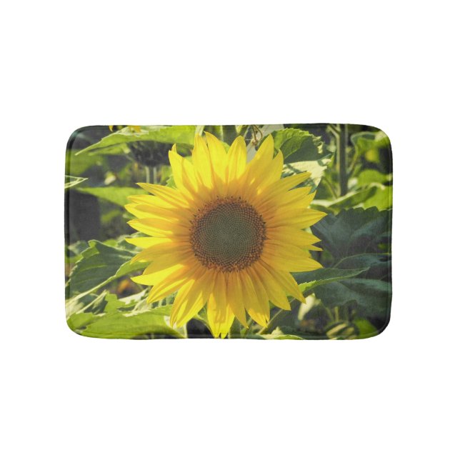 Sunflower Shine Bath Mat (Front)