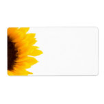 Sunflower Shipping Labels at Zazzle
