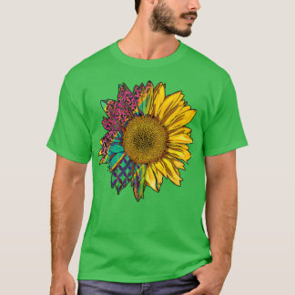 Sunflower Shirts Men and Women Funny Floral Graphi