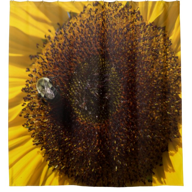 SUNFLOWER SHOWER CURTAIN (Front)