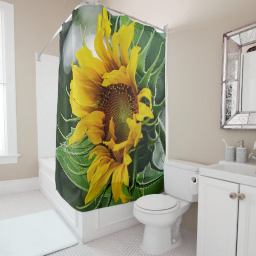 Sunflower Shower Curtain Zazzle