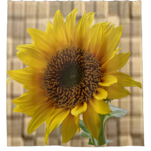 Sunflower shower curtain