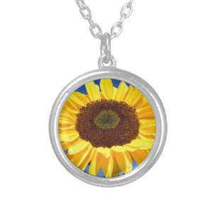 SUNFLOWER silver NECKLACE