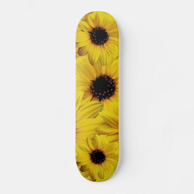 sunflower skateboard deck (Front)
