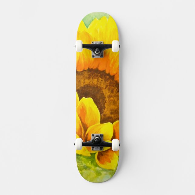 Sunflower Skateboard Deck (Front)
