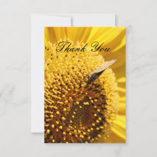 Sunflower Skipper Thank You Card