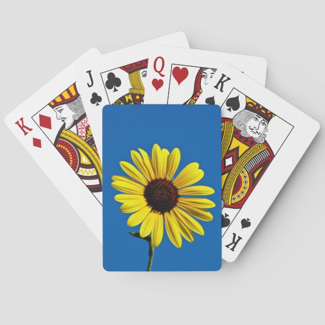 Sunflower Sky Poker Cards (Back)
