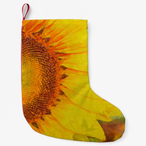 Sunflower Small Christmas Stocking