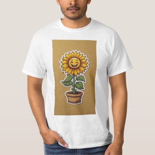Sunflower Smiles T_Shirt Designs  Radiate Positiv