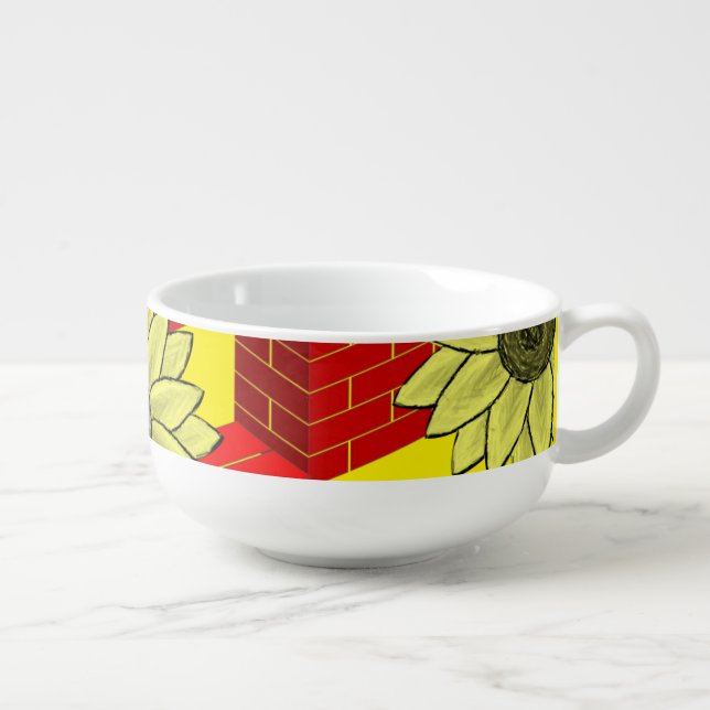 Sunflower Soup Mug (Left)