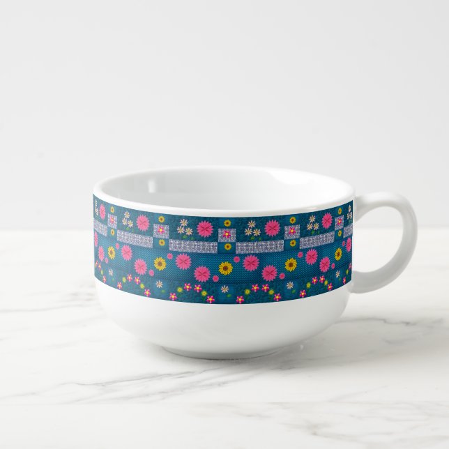 Sunflower Soup Mug (Left)