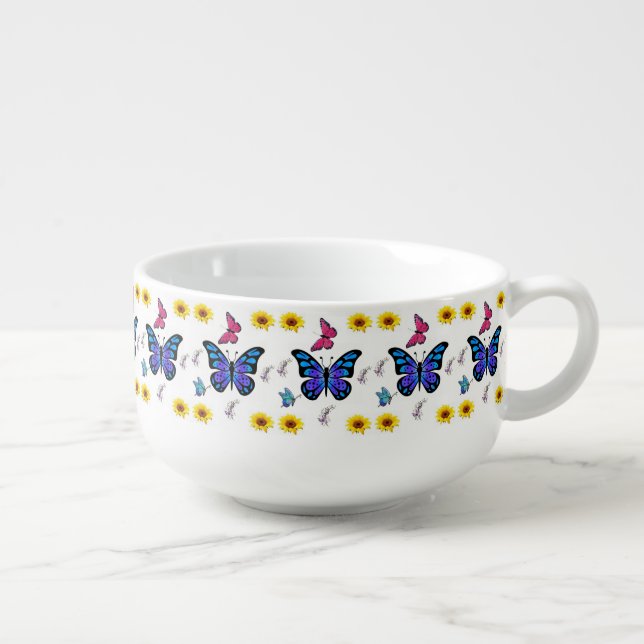 Sunflower Soup Mug (Left)