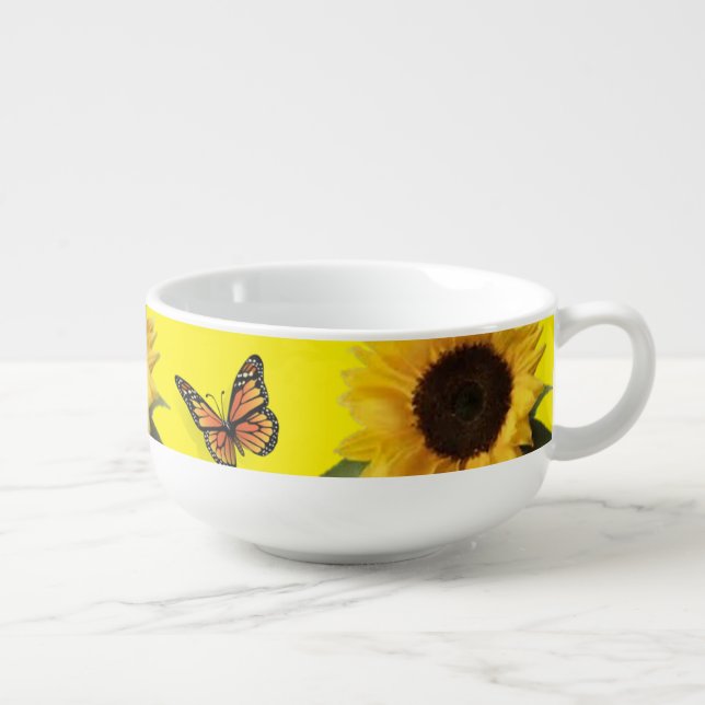Sunflower Soup Mug (Left)